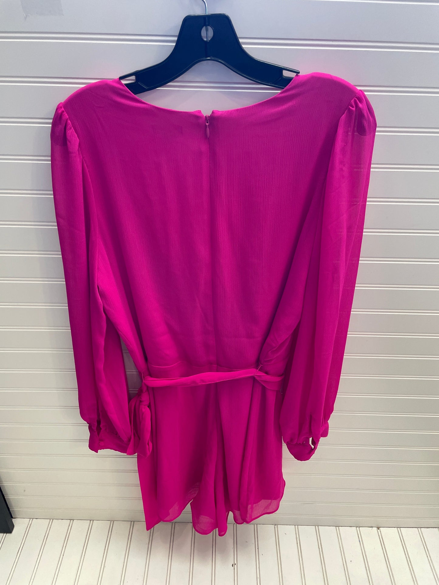 Romper Party Short By Express In Pink, Size: L