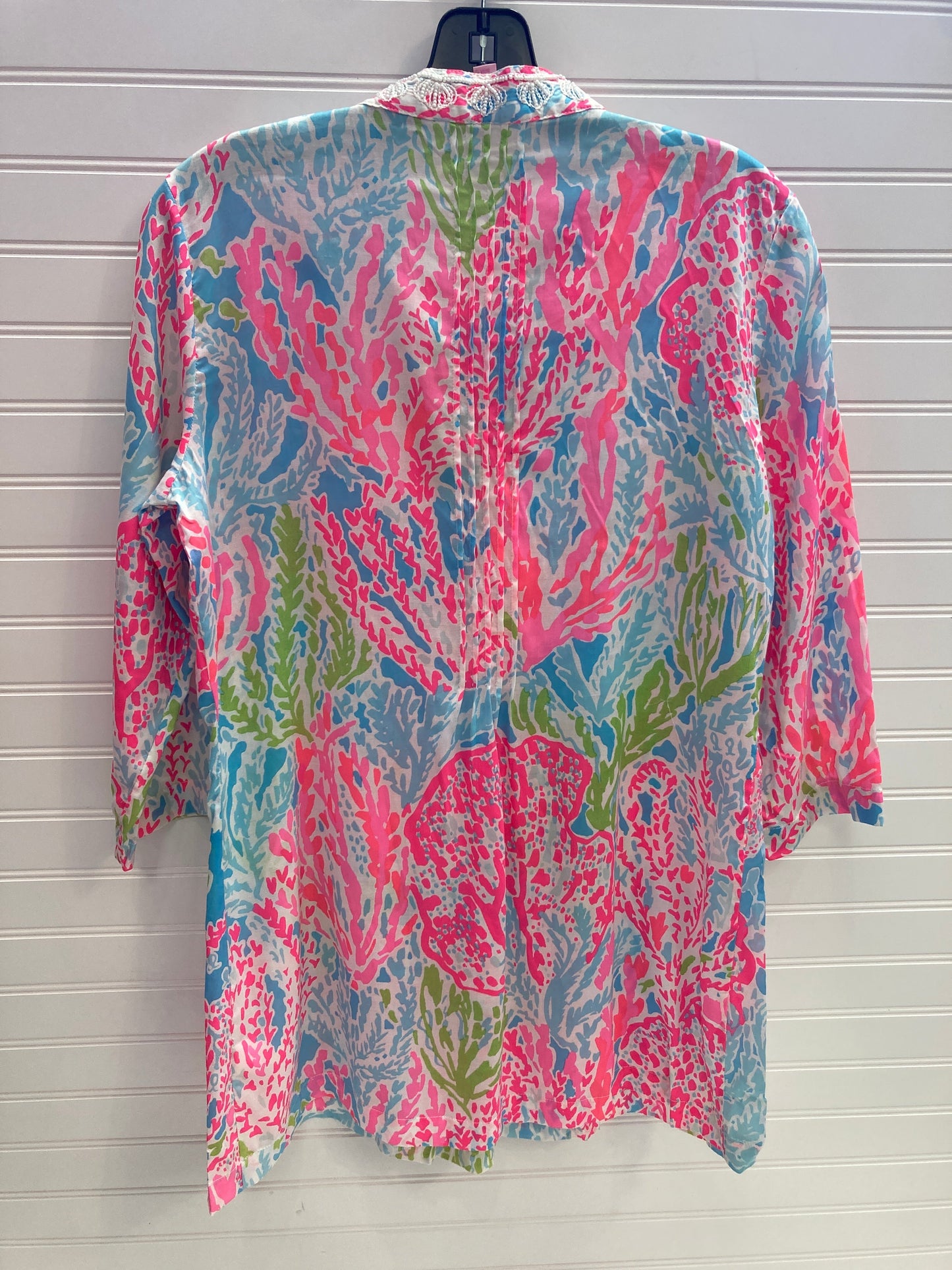 Top Long Sleeve Designer By Lilly Pulitzer In Multi-colored, Size: S