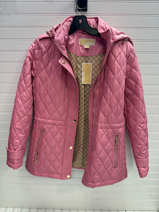 Jacket Puffer & Quilted By Michael By Michael Kors In Pink, Size: S