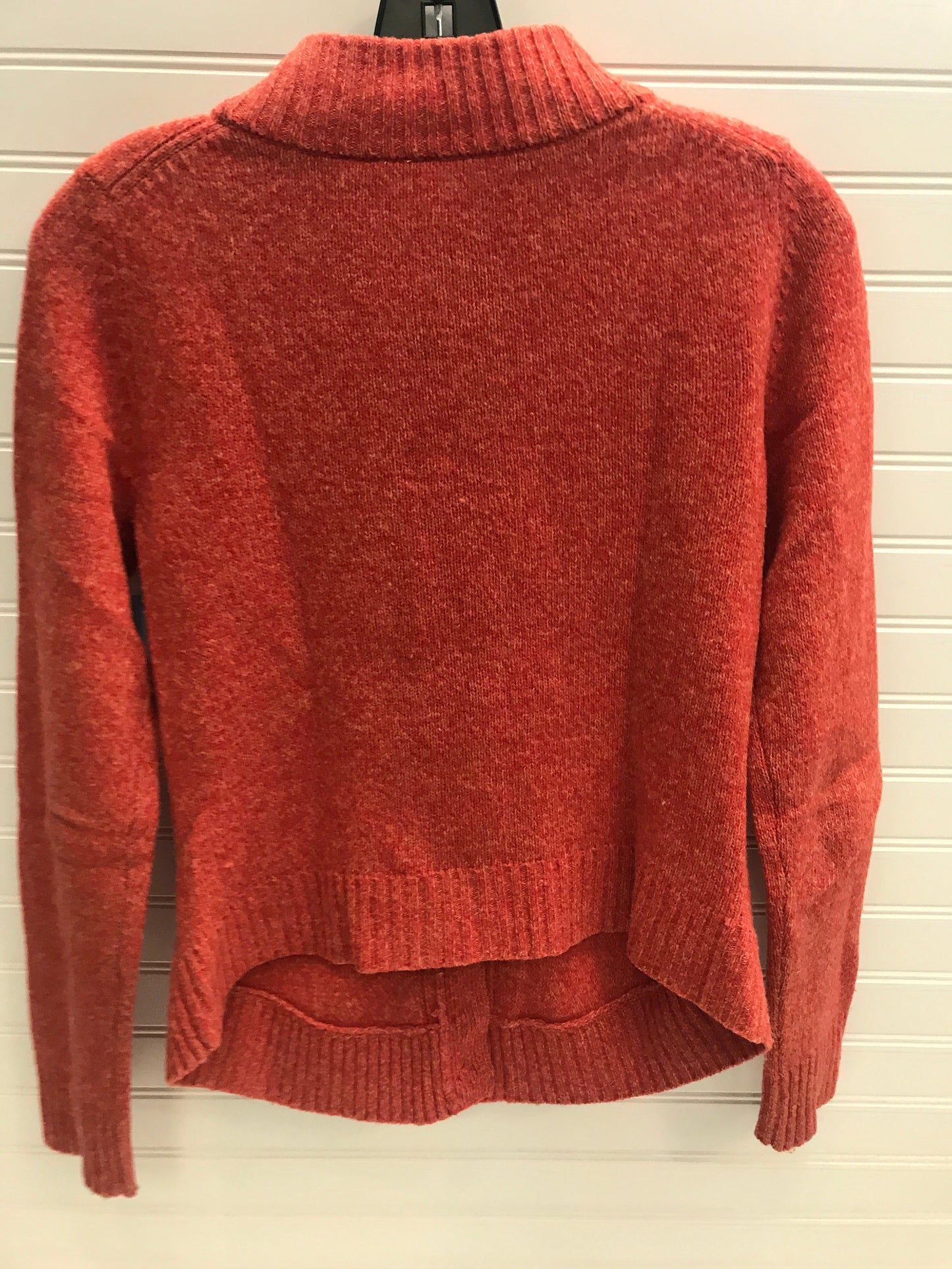 Sweater Cardigan By Moth In Orange & Red, Size: S