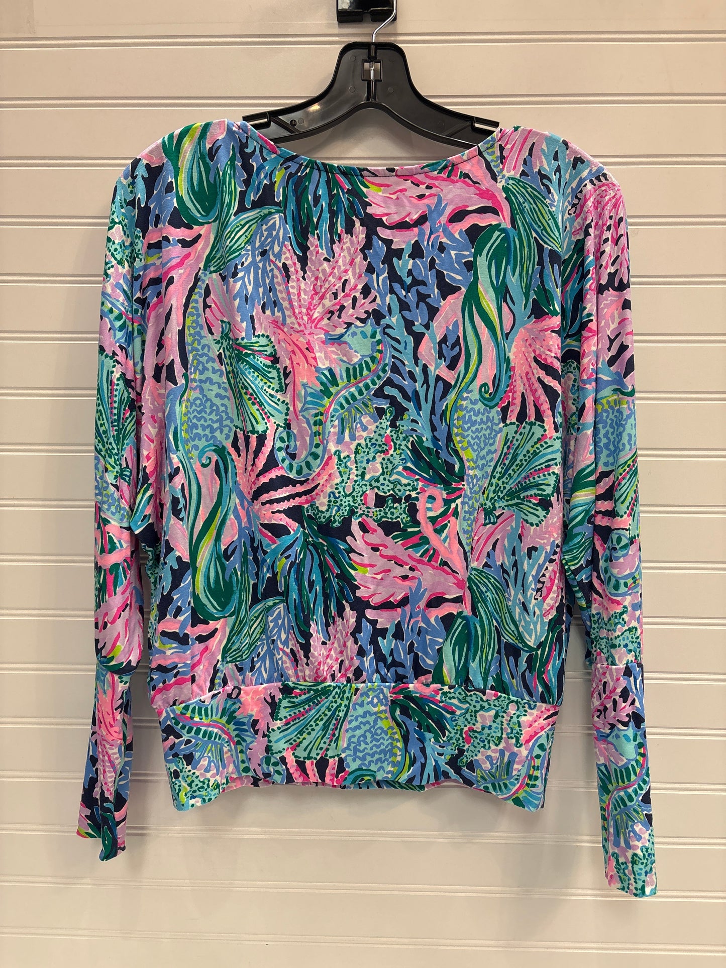 Top Long Sleeve Designer By Lilly Pulitzer In Multi-colored, Size: Xxs