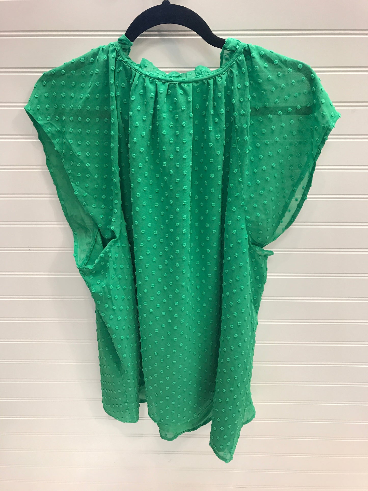 Top Short Sleeve By J. Crew In Green, Size: 2x