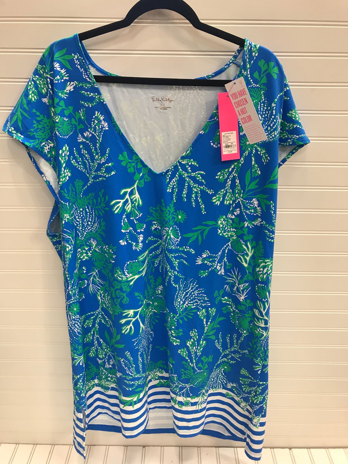 Swimwear Cover-up Designer By Lilly Pulitzer In Multi-colored, Size: Xxl