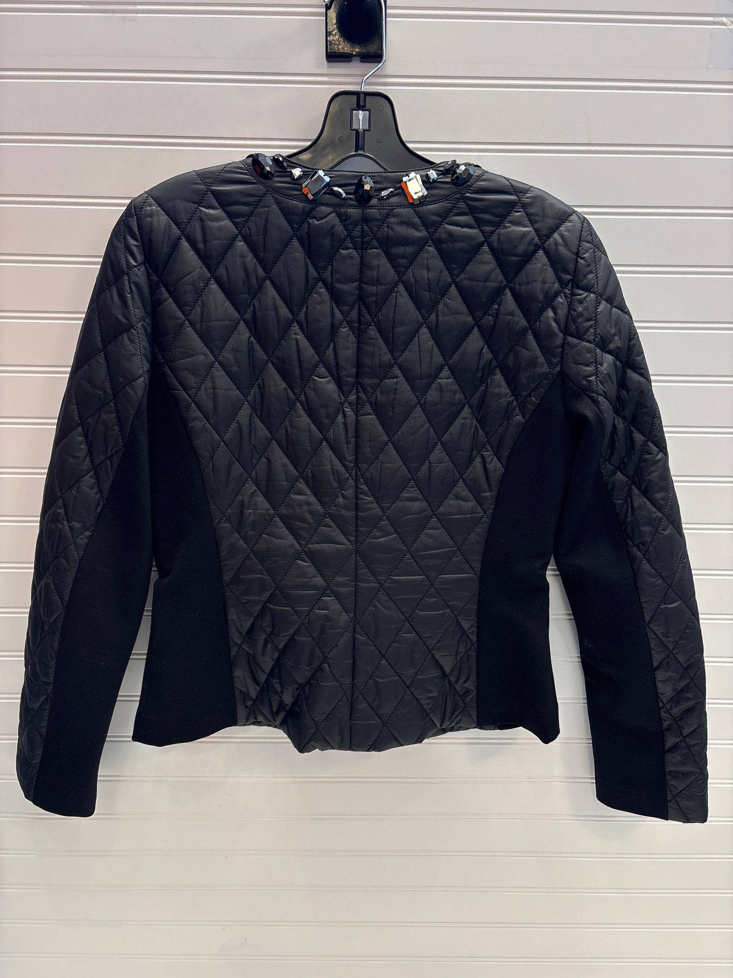 Jacket Puffer & Quilted By White House Black Market In Black, Size: S