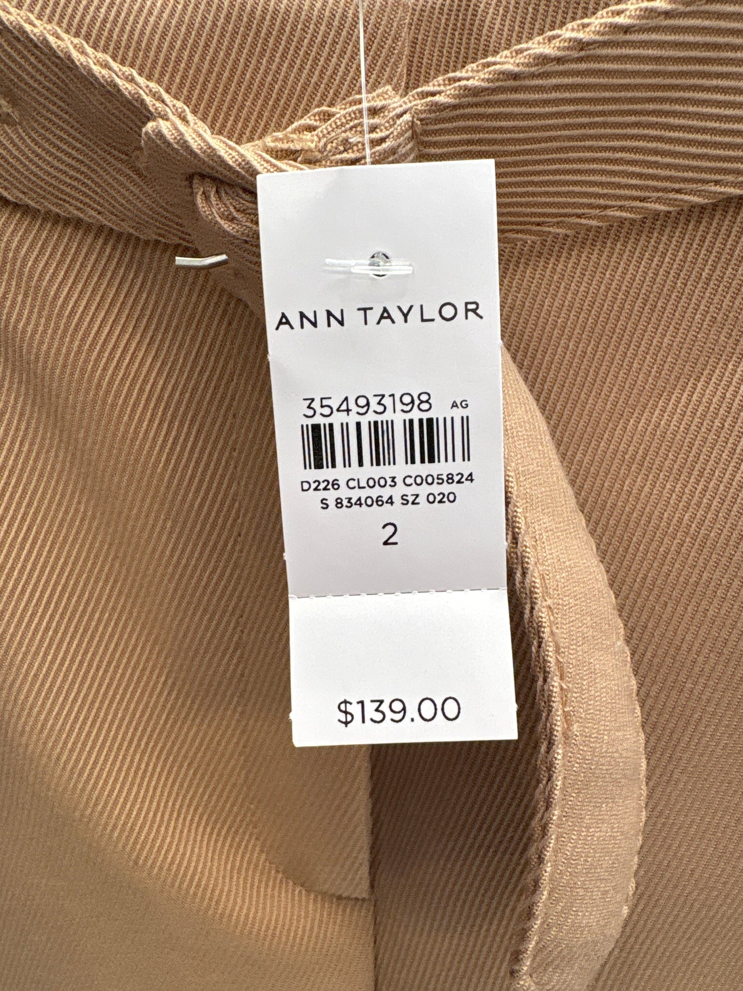 Pants Dress By Ann Taylor In Tan, Size: 2