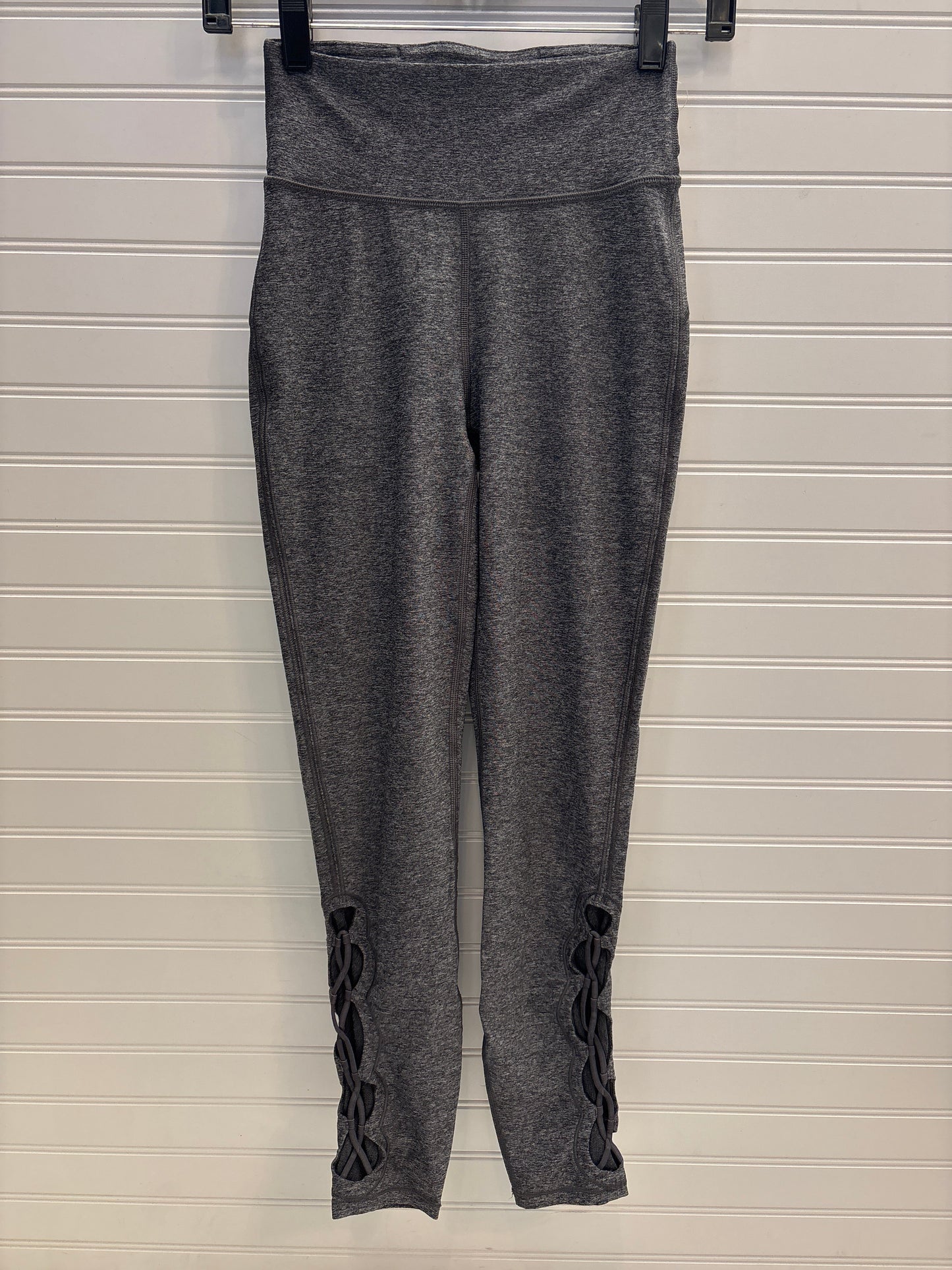 Athletic Capris By Lululemon In Grey, Size: 4