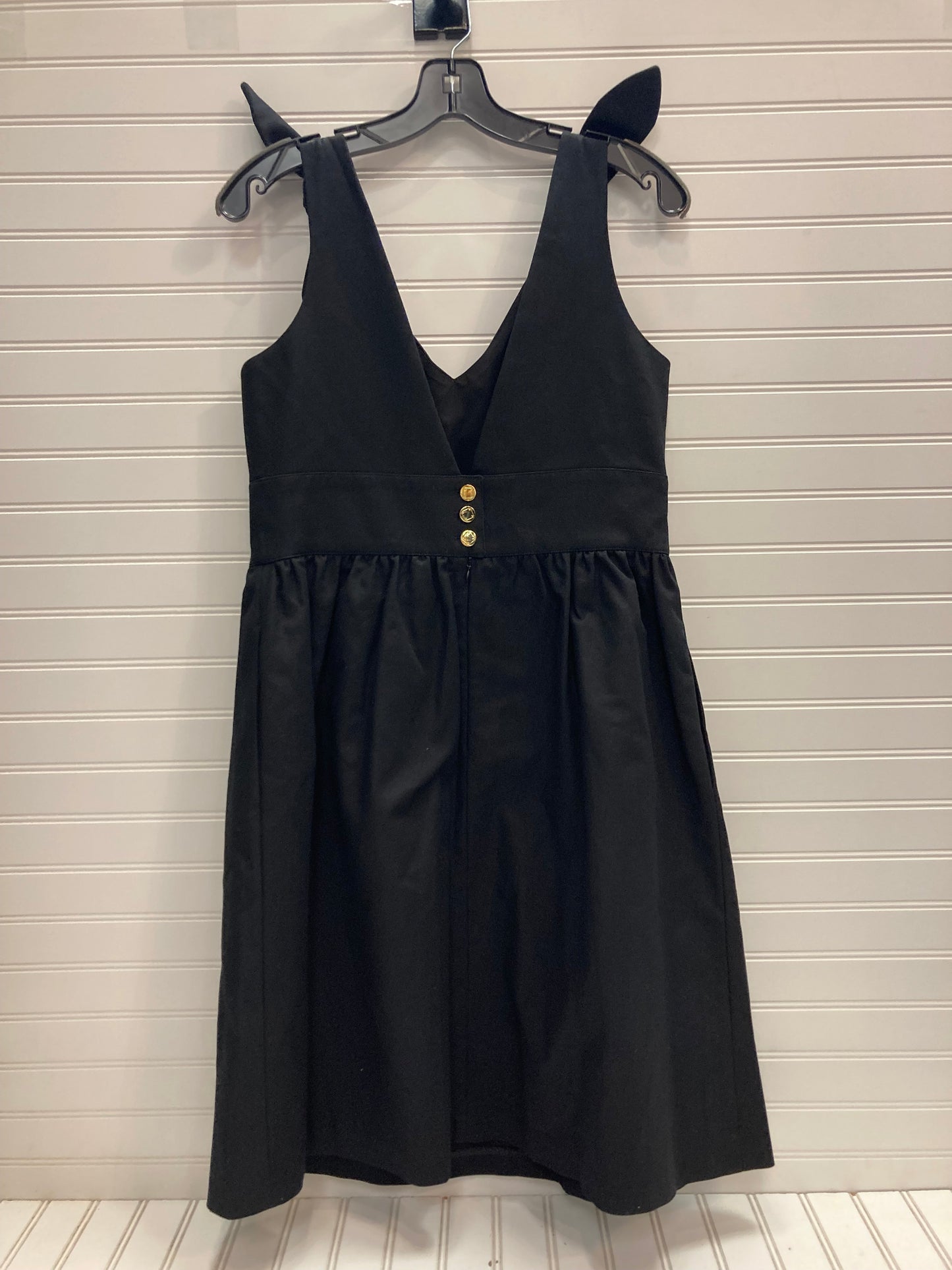 Black Dress Casual Short Elizabeth Mckay, Size 8