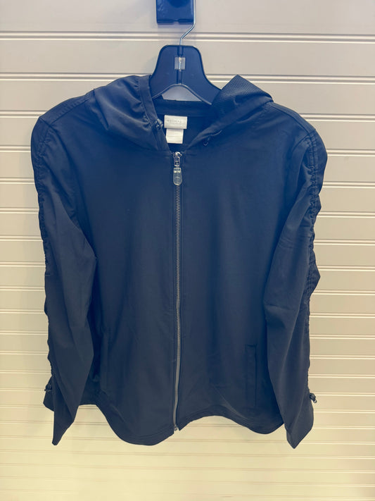 Athletic Jacket By Chicos In Black, Size: M