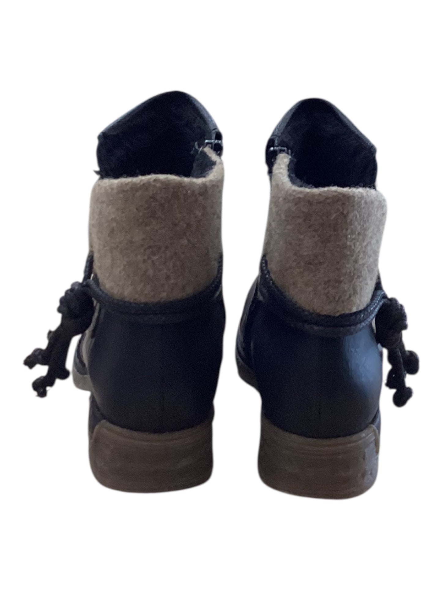 Boots Ankle Flats By Riekers In Black, Size:7