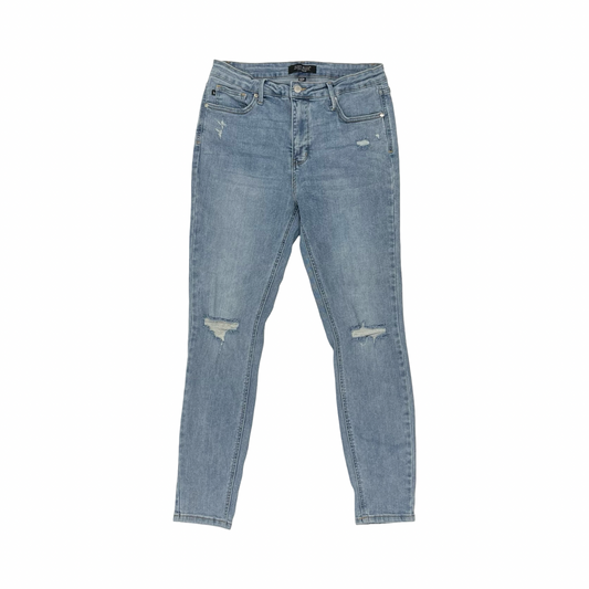 Jeans Skinny By Judy Blue In Blue Denim, Size:12