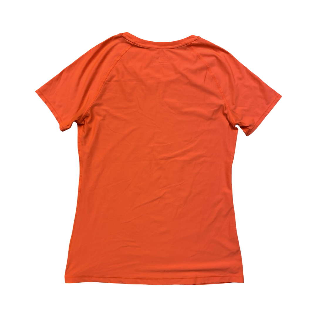 Athletic Top Ss By Under Armour In Orange, Size:S