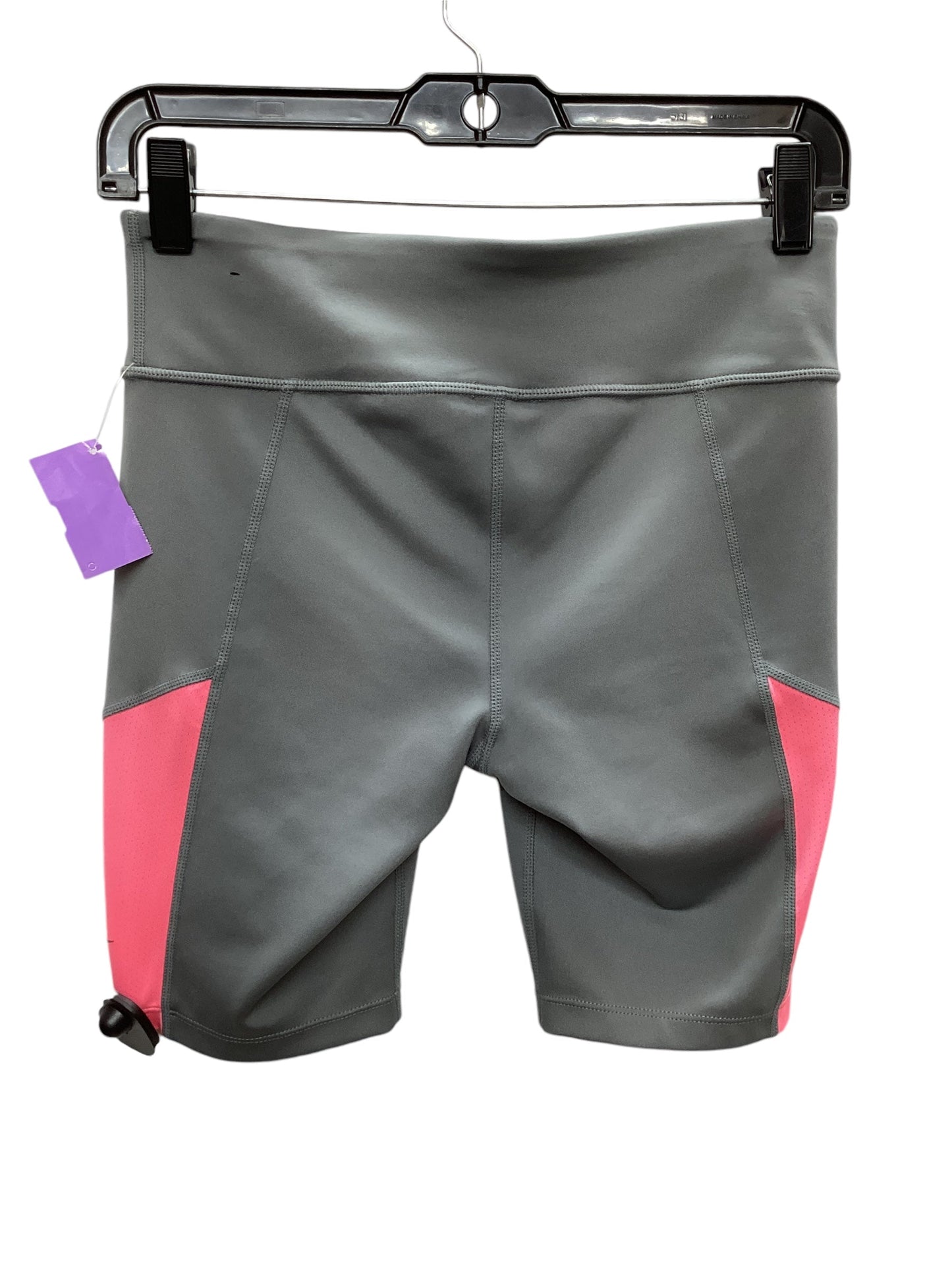 Athletic Shorts By Nike Apparel In Grey & Pink, Size: M