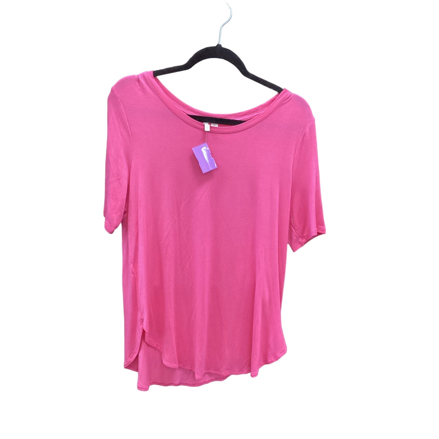 Pink Top Short Sleeve Basic Cato, Size M