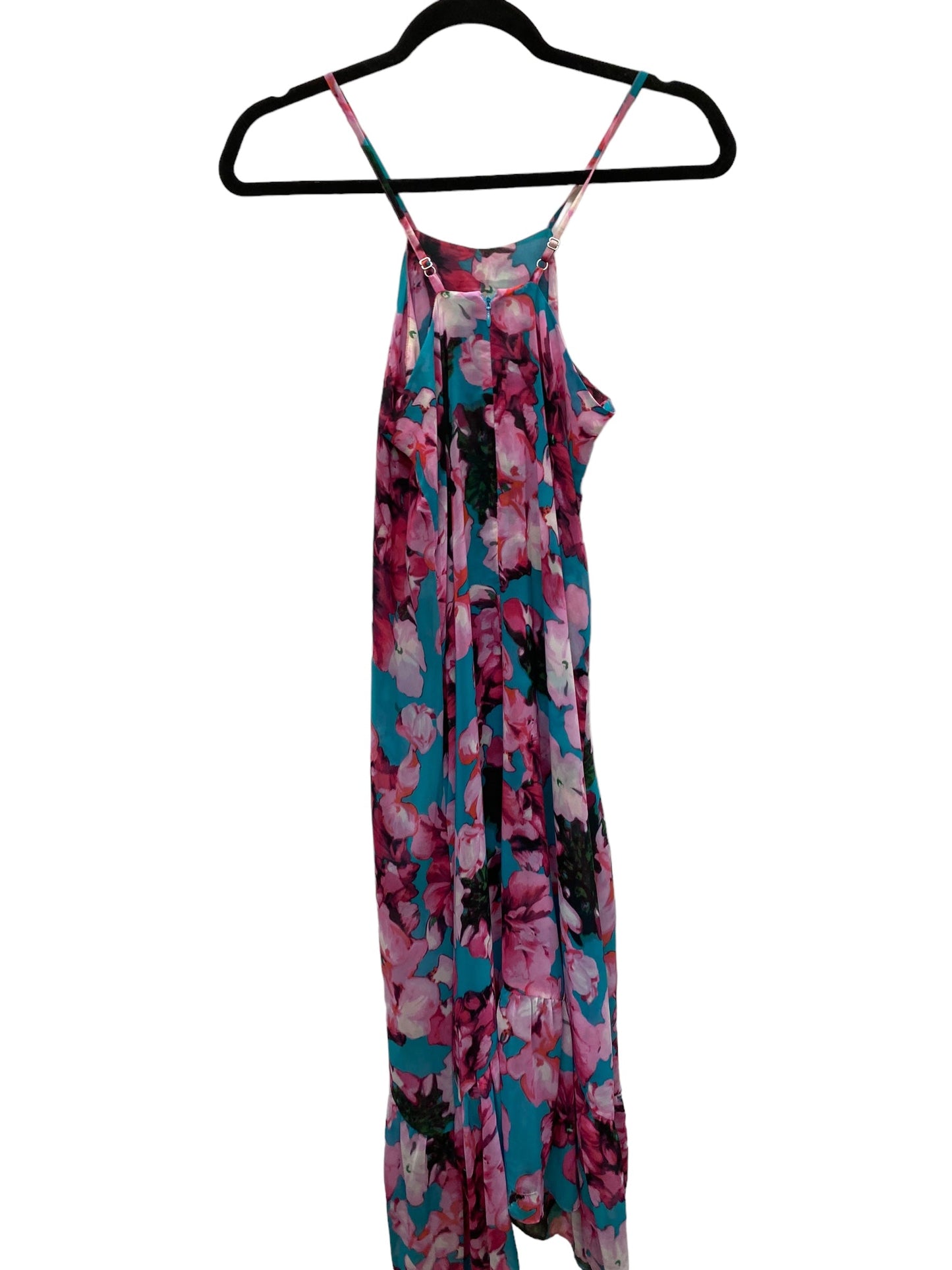 Dress Casual Midi By Philosophy In Blue & Pink, Size: Xs