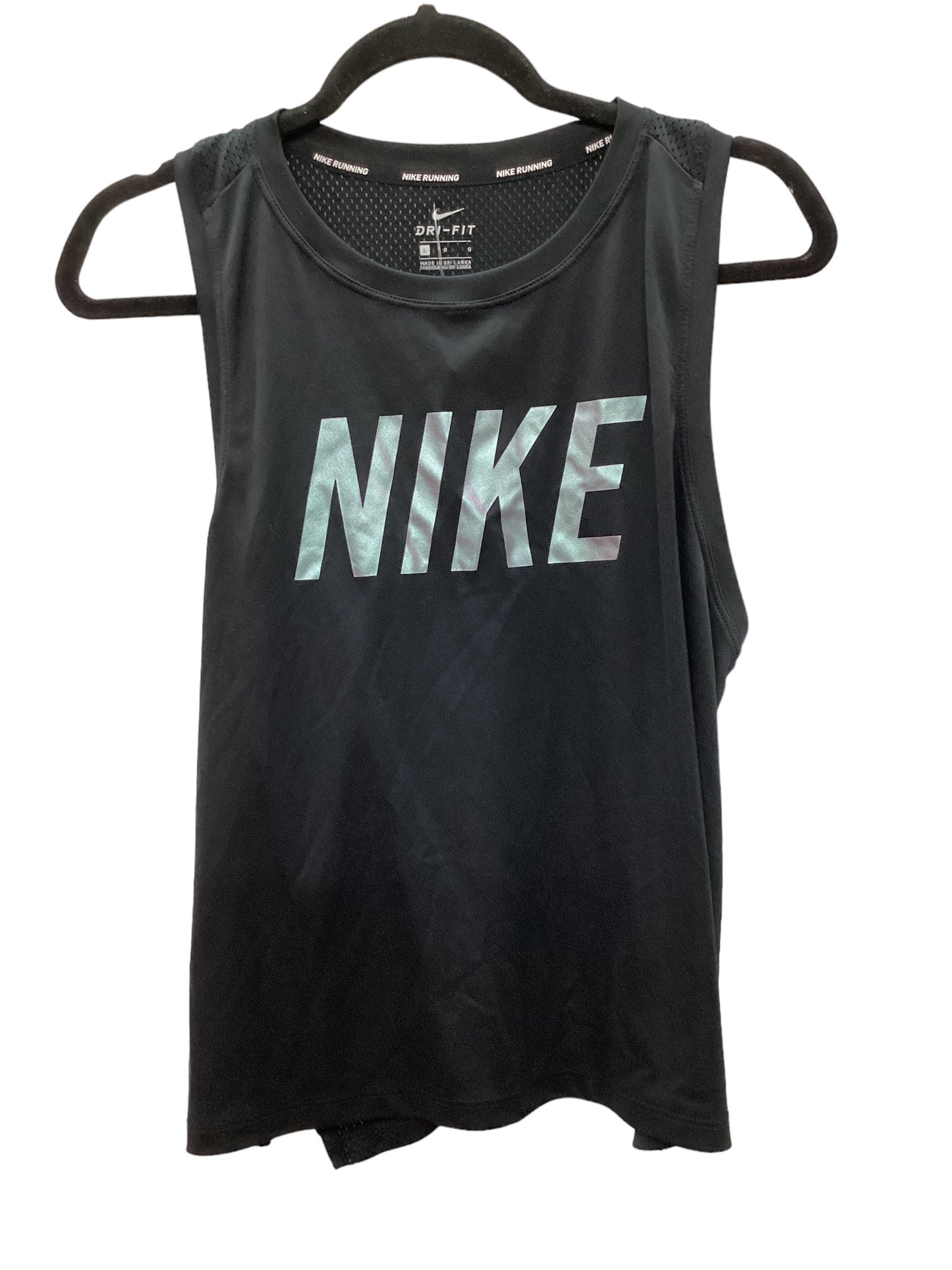 Black Athletic Tank Top Nike Apparel, Size L