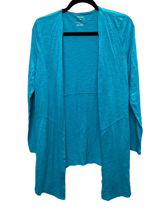 Cardigan By Chicos In Blue, Size: 0