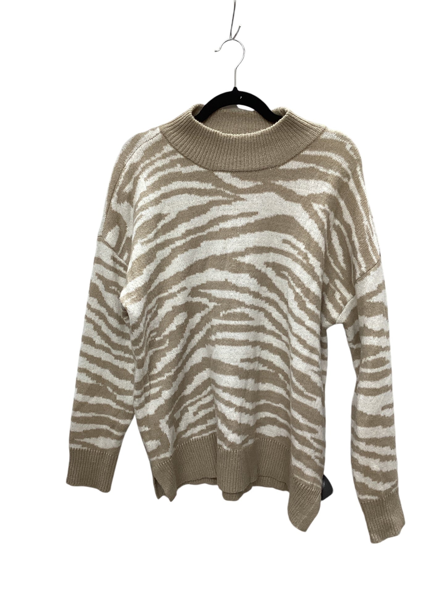 Sweater By Maurices In Animal Print, Size: L