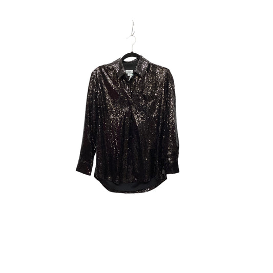 Top Long Sleeve By Crown And Ivy In Black, Size: Xs