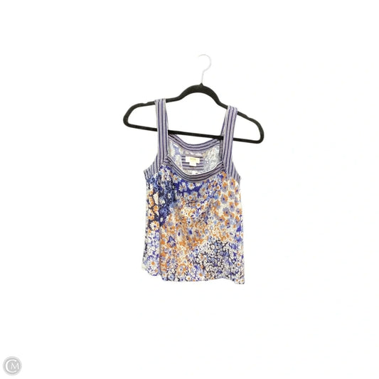 Top Sleeveless By Maeve In Blue, Size: Xs