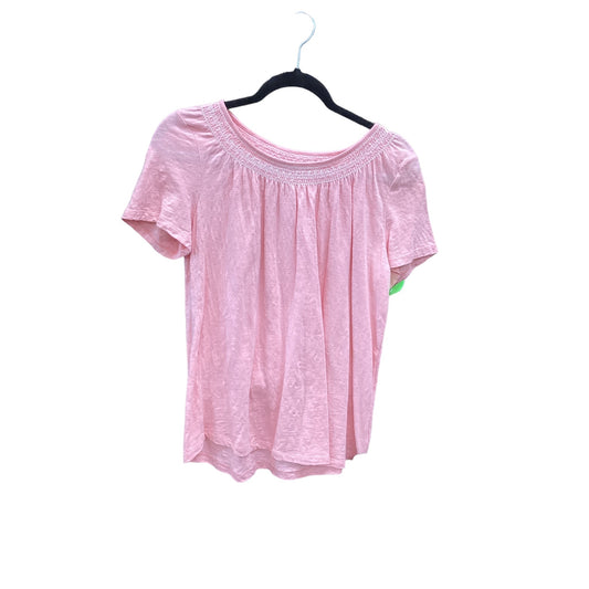 Pink Top Short Sleeve Talbots, Size M