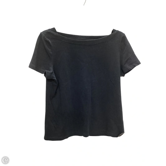 Top Short Sleeve Designer By Kate Spade In Black, Size: L