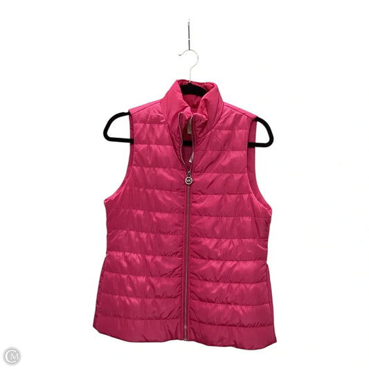 Vest Puffer & Quilted By Michael By Michael Kors In Pink, Size: S