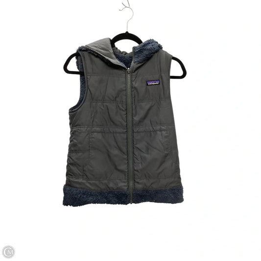 Vest Faux Fur & Sherpa By Patagonia In Grey, Size: S