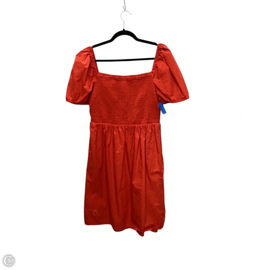 Dress Casual Midi By Loft In Orange, Size: M