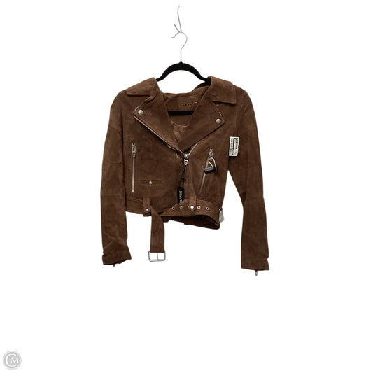 Jacket Leather By Blanknyc In Brown, Size: Xs
