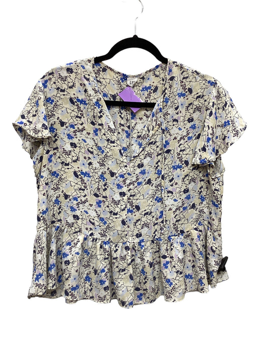 Floral Print Top Sleeveless Gap, Size M