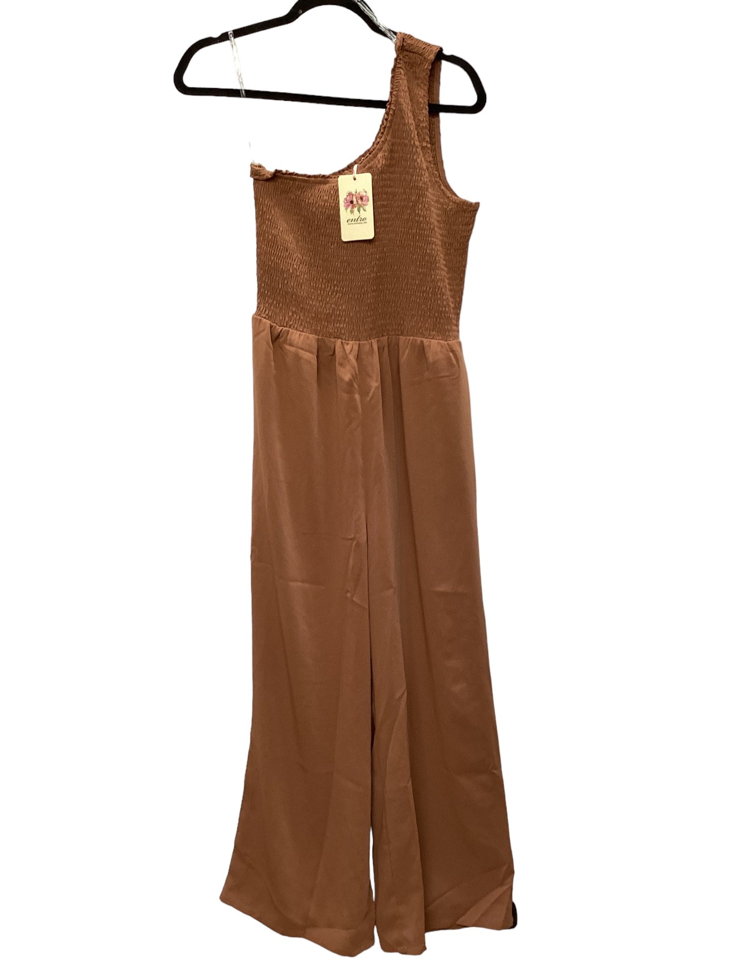 Brown Jumpsuit Entro, Size M