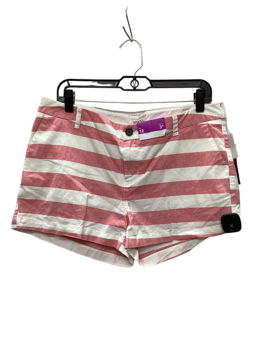 Cream & Pink Shorts Merona, Size 12