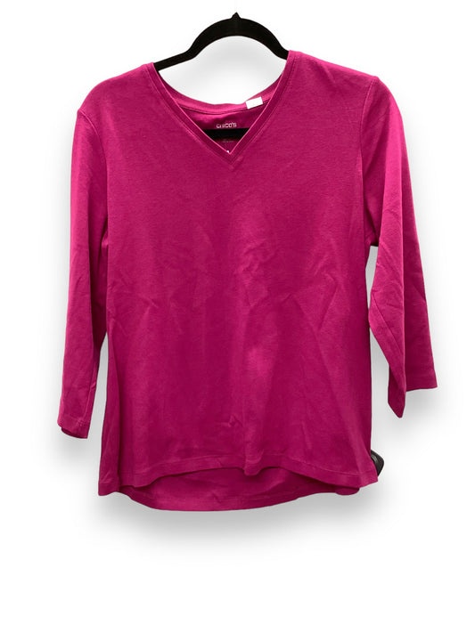 Purple Top Long Sleeve Chicos, Size 2