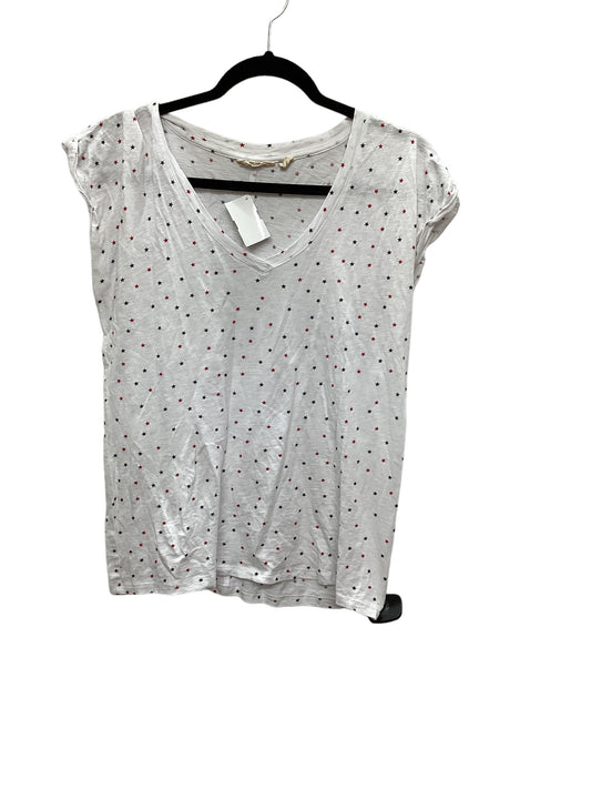 White Top Short Sleeve Christian Siriano, Size M