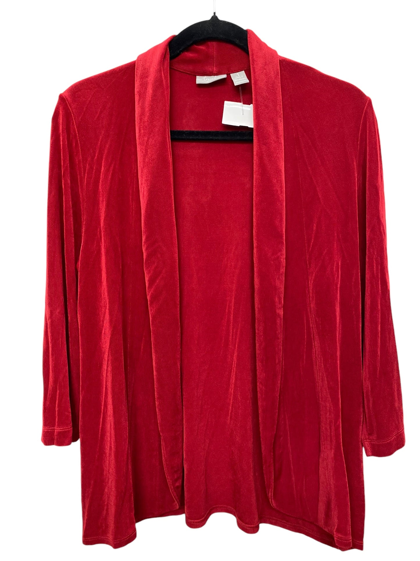 Cardigan By Chicos In Red, Size: M