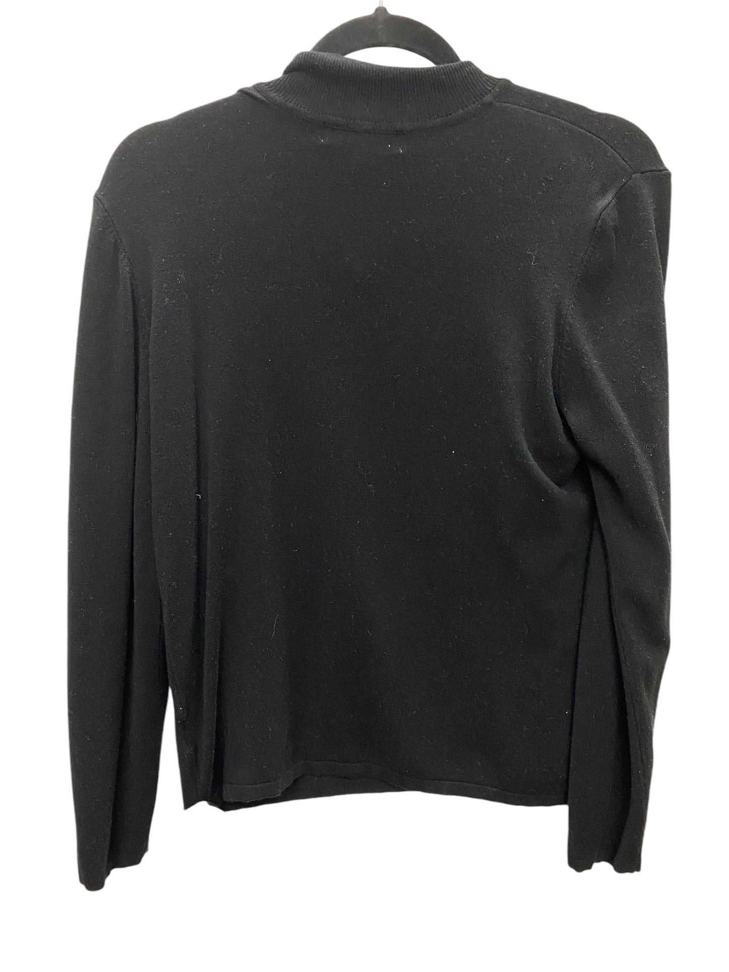 Top Long Sleeve By Philosophy In Black, Size: L