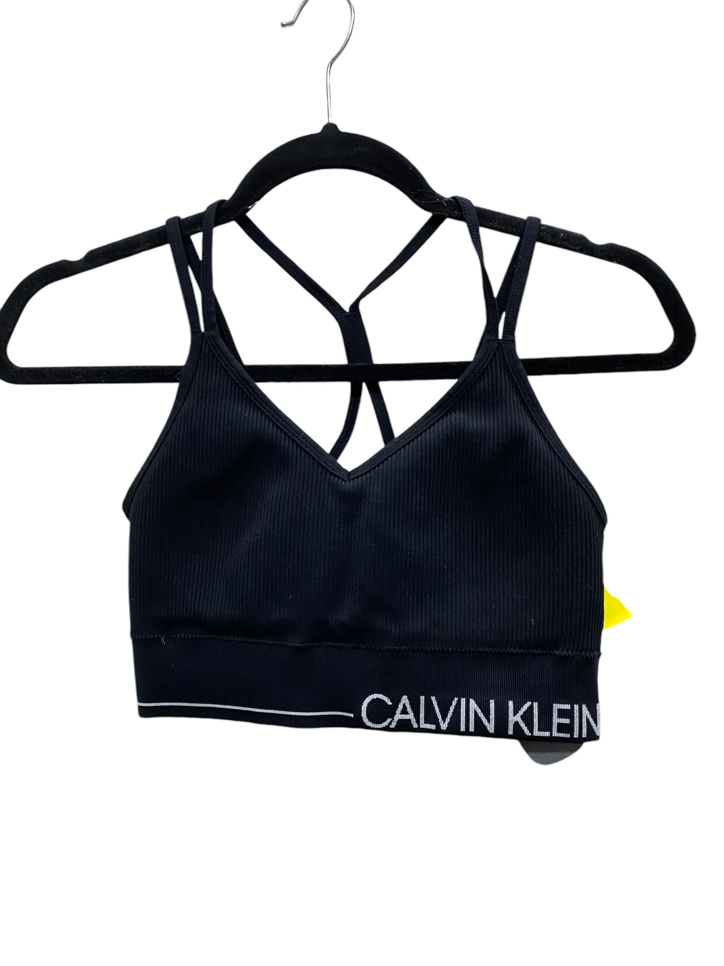 Athletic Bra By Calvin Klein Performance In Black, Size: M