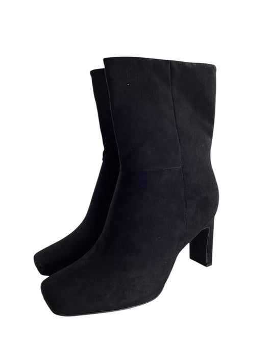 Boots Ankle Heels By Justfab In Black, Size: 11