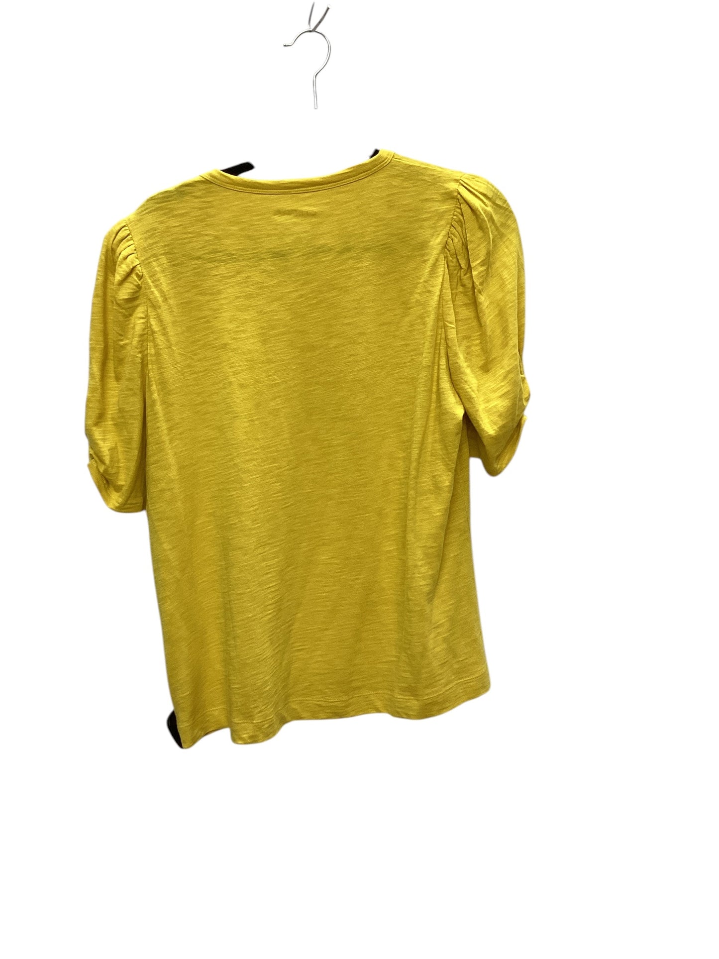 Top Short Sleeve By Chicos In Yellow, Size: 2