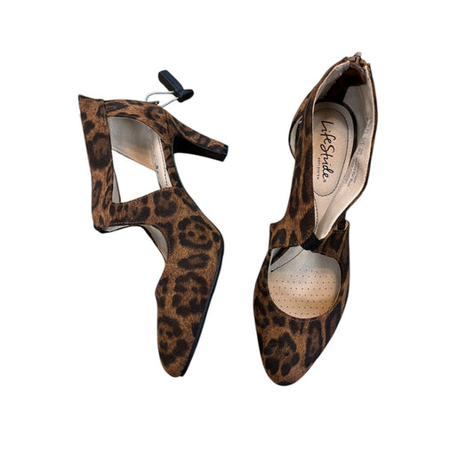 Shoes Heels Stiletto By Life Stride In Animal Print, Size: 9.5