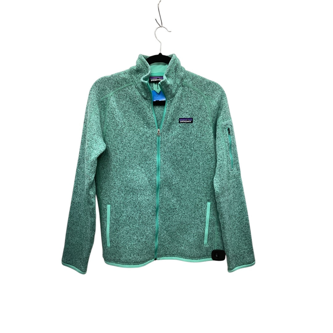 Jacket Fleece By Patagonia In Green, Size: M