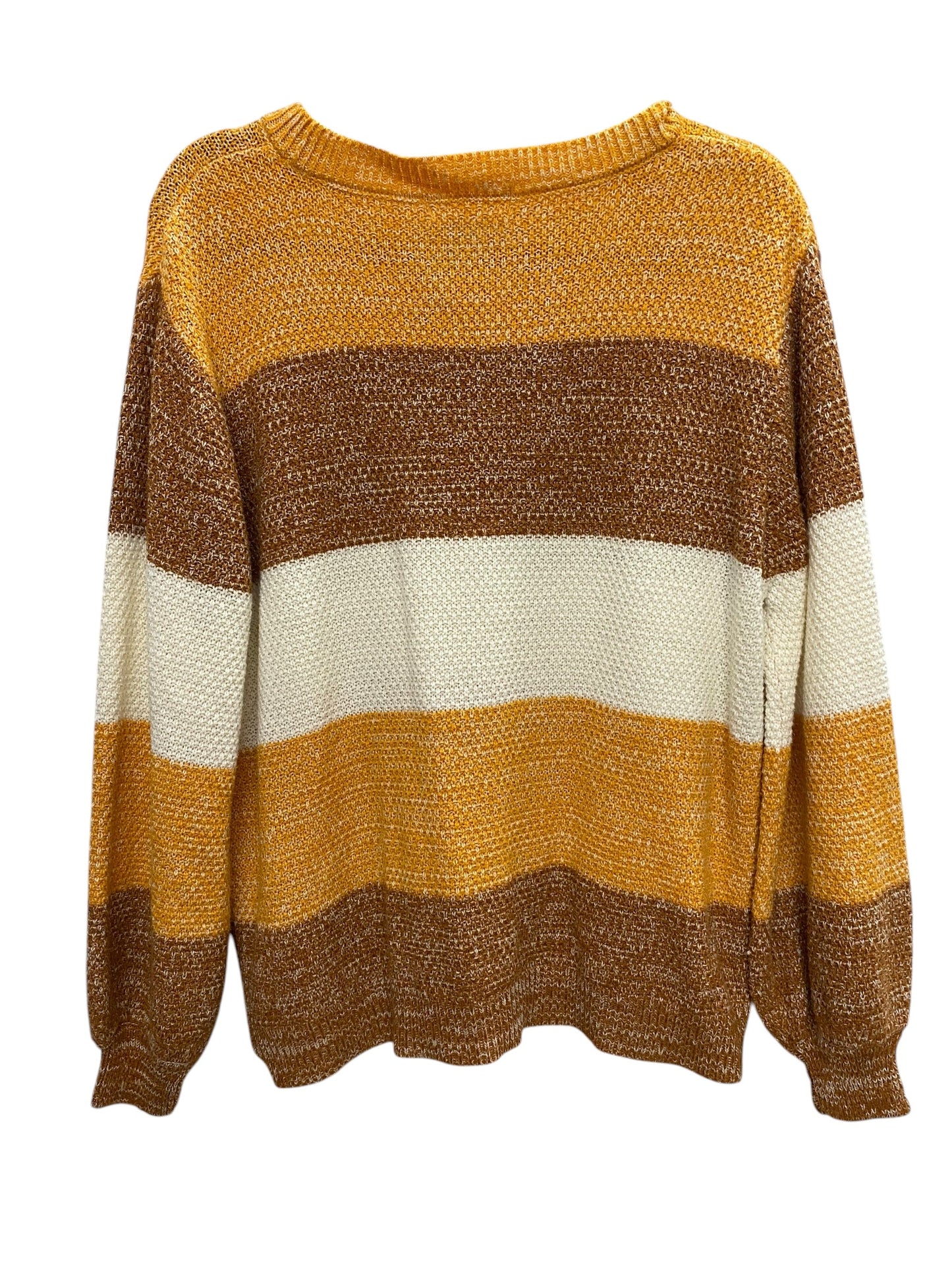 Sweater By Zenana Outfitters In Brown, Size: L