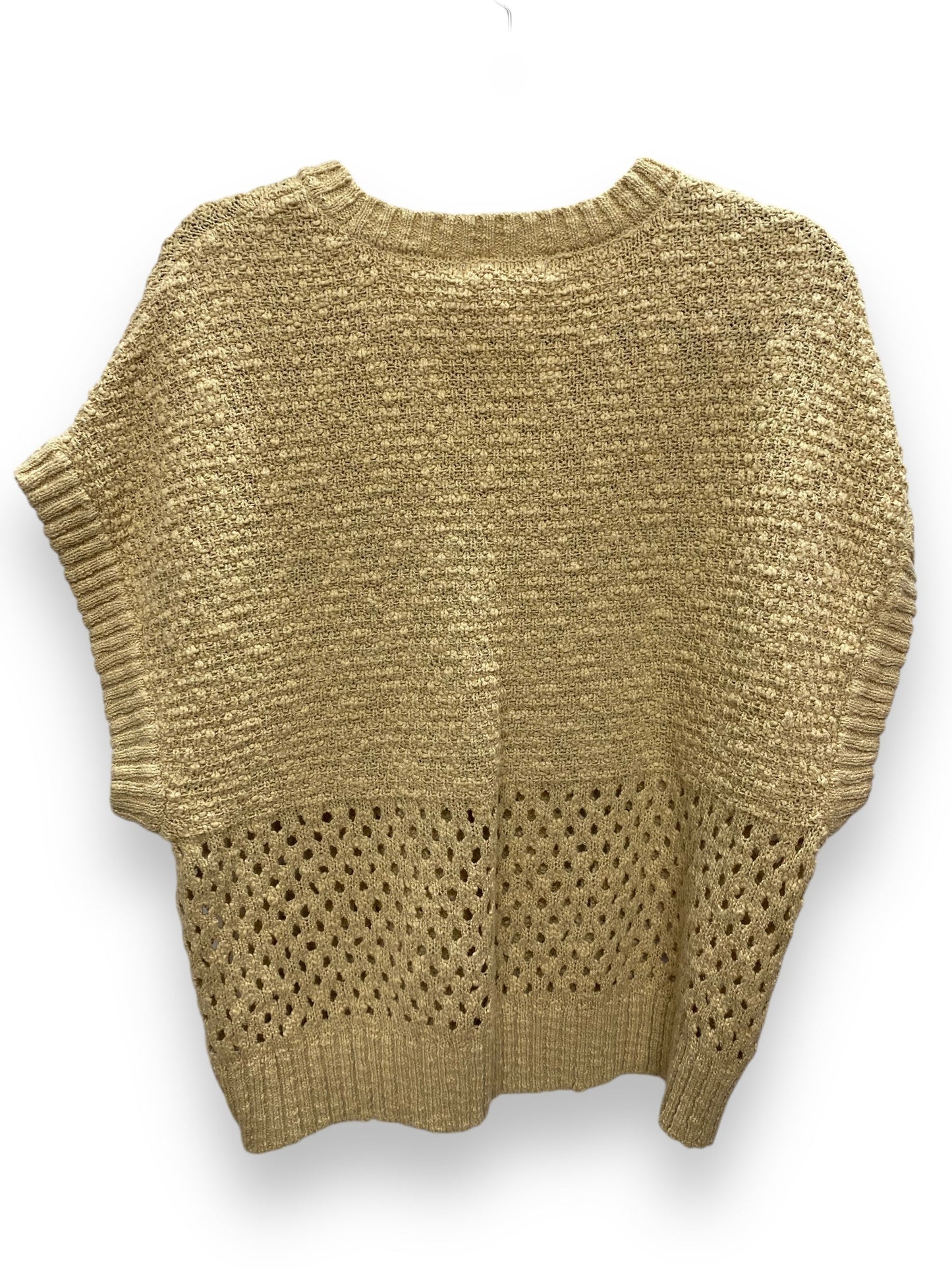 Vest Sweater By Design History In Tan, Size: L