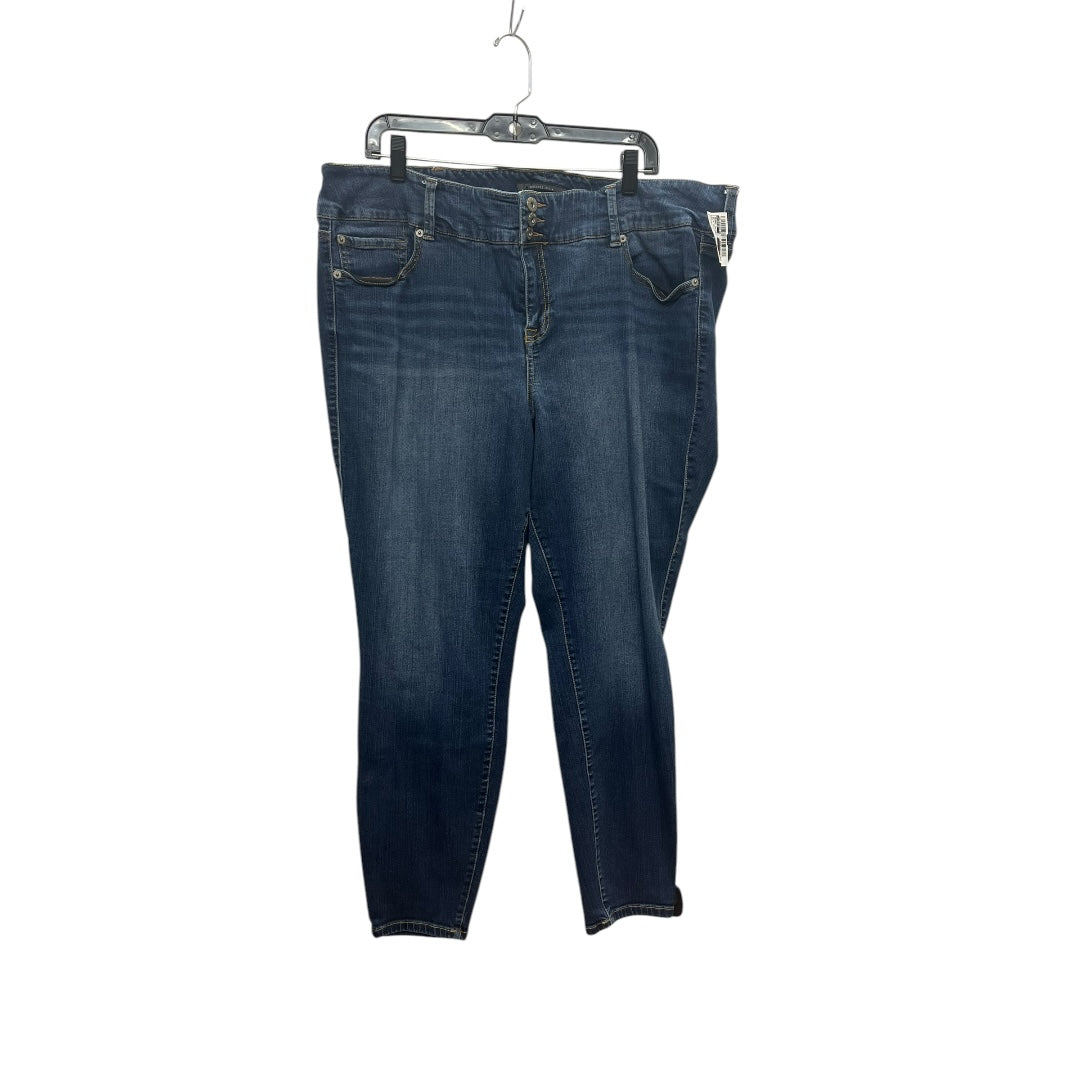 Jeans Skinny By Torrid In Blue Denim, Size: 24