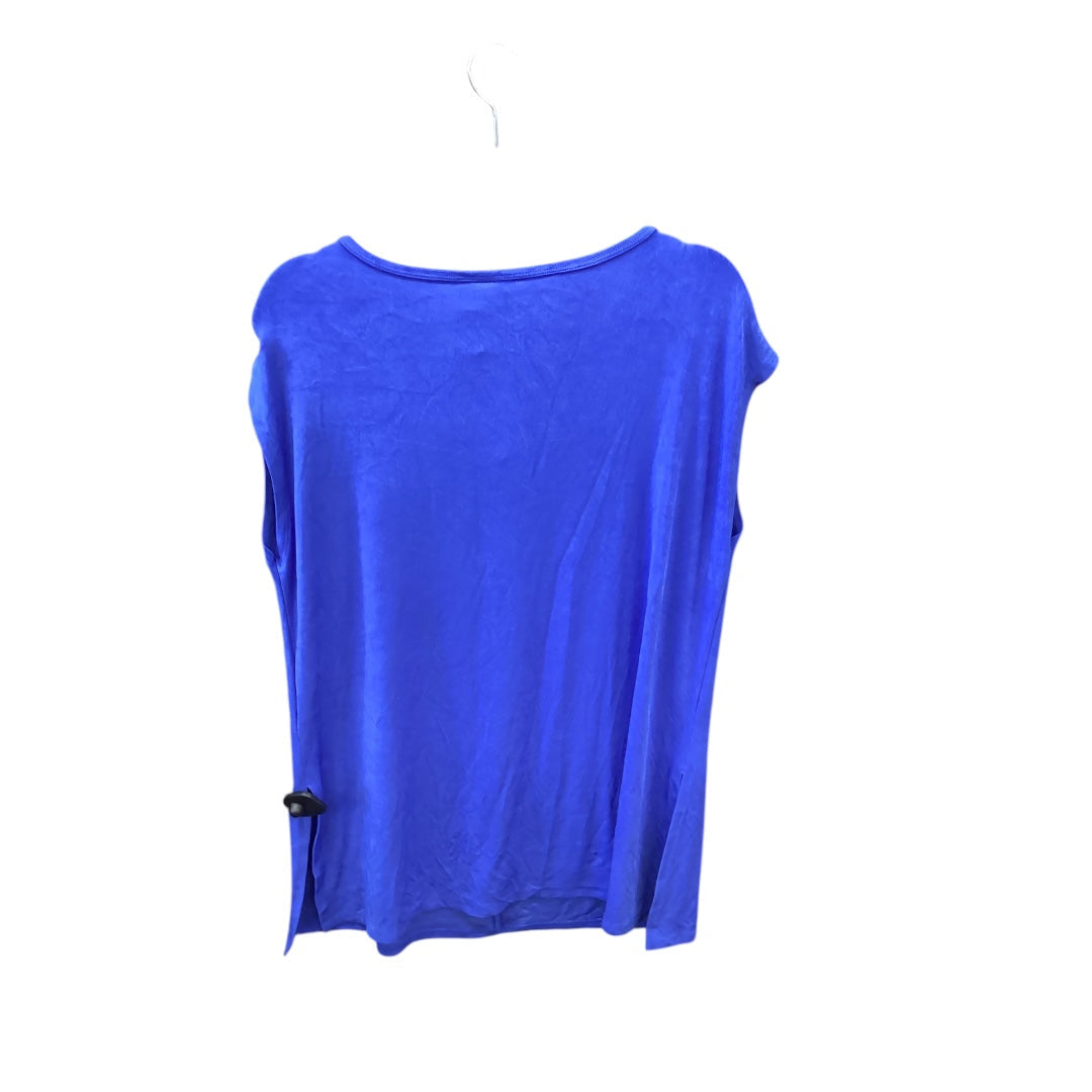 Top Sleeveless By Chicos In Blue, Size: 2