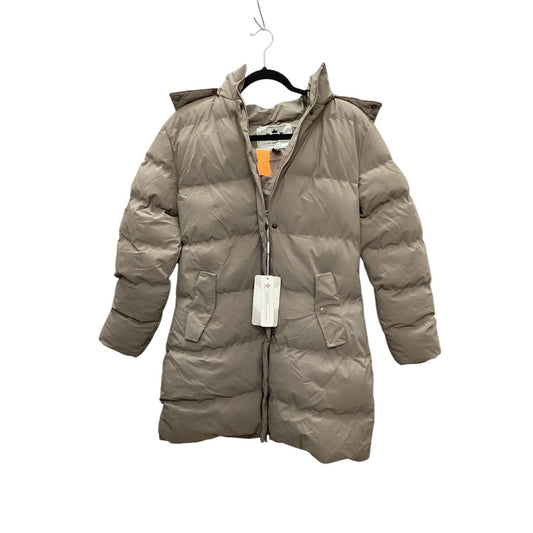 Jacket Puffer & Quilted By Clothes Mentor In Tan, Size: M