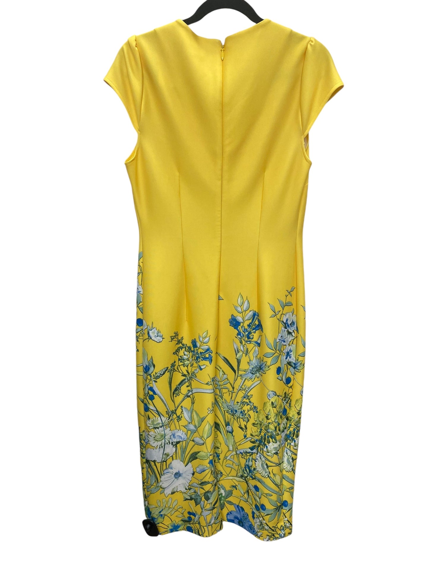 Dress Work By New York And Co In Yellow, Size: M