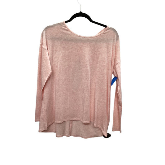 Top Long Sleeve By Lululemon In Pink, Size: 6