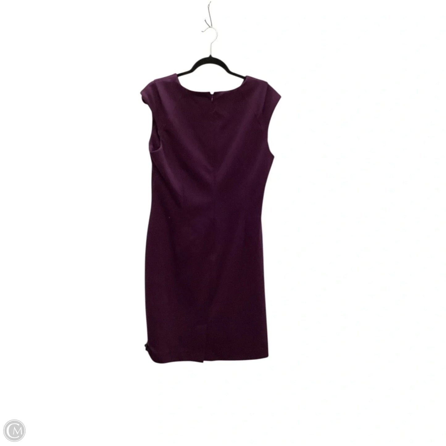 Dress Work By Calvin Klein In Purple, Size: 14