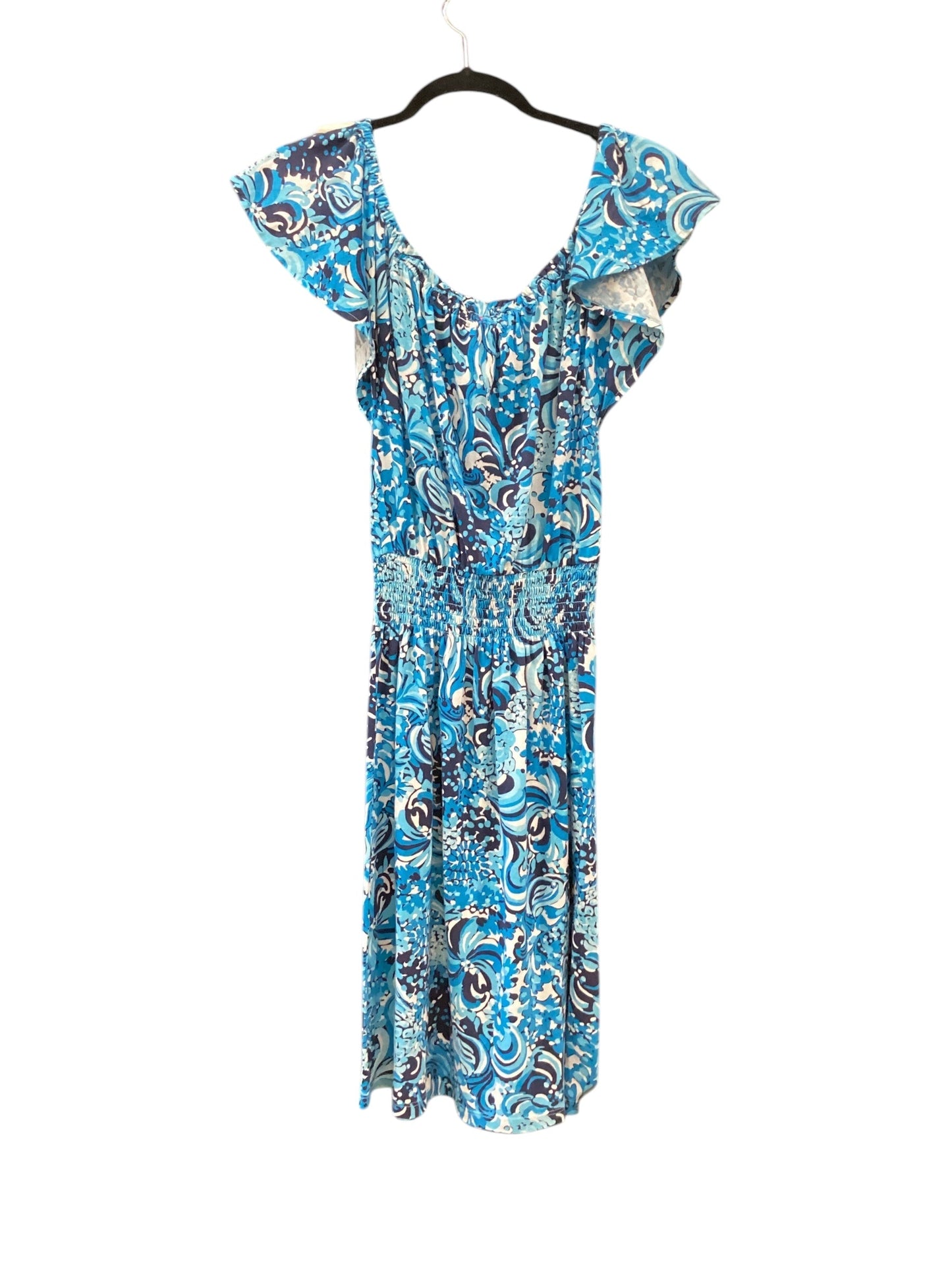 Dress Casual Midi By Lilly Pulitzer In Blue, Size: Xxs